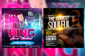 design a church, party or event, postcard or poster in 6hrs