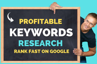 do advanced SEO keyword research, competitors analysis kgr long tail research