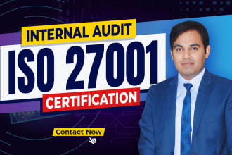 do an internal audit for iso 27001 certification