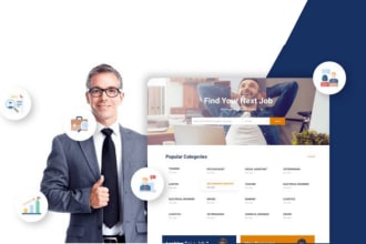 design a responsive recruitment,job board and agency website
