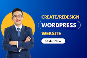 create wordpress website design with astra and elementor pro