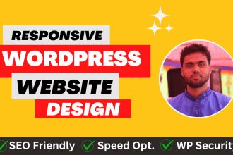 create wordpress website design with astra and elementor pro