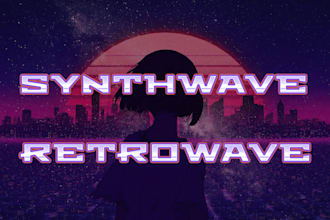 produce a custom synthwave, retrowave type beat