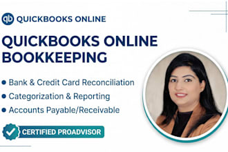 do your monthly bookkeeping in quickbooks online