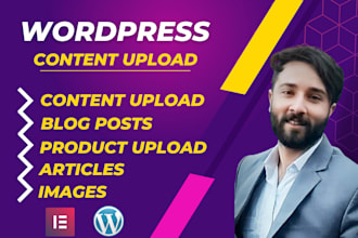 upload blog posts and articles to your wordpress website