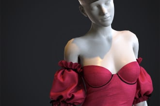 create 3d fashion design rendering by clo3d