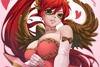 draw only ecchi sfw in anime style