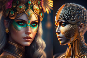 create stunning ai art, portraits, and character designs with commercial license