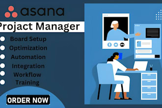 setup asana workflow automation and project management