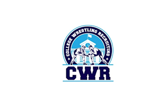 design beautiful college wrestling recruiting logo