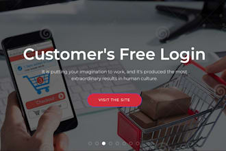 make website responsive, modern with design and modify build websites
