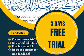 be your professional and experienced quran tutor  academy