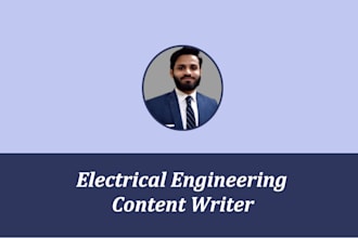 write electrical engineering articles and blogs