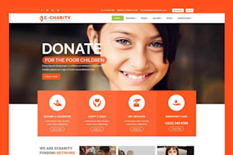 design a nonprofit,charity and fundraising wordpress website