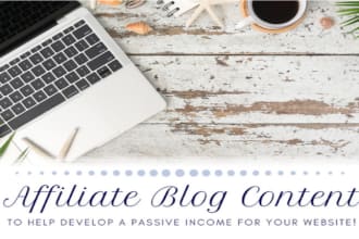 write affiliate SEO articles, blog posts, and content