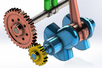 do 3d product modeling rendering mechanical step stl dxf solidworks