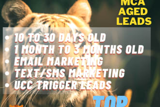 generate fresh mca leads dnc scrubbed lead generation