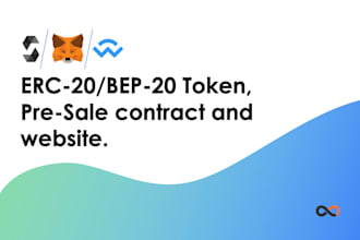 create a web3 token and presale page for you