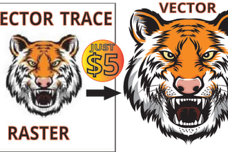 image to vector, redraw logo, cleanup, convert to vector