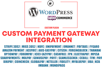 do custom woocommerce payment  plugin
