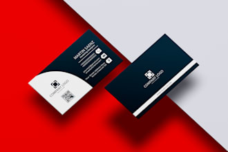 do business card design and unique concept