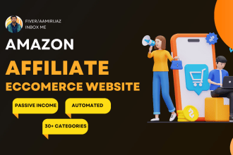 build ecommerce amazon,ebay affiliate wordpress website