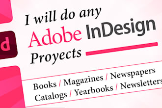 design magazines, newspapers, catalogs, yearbooks and multipages
