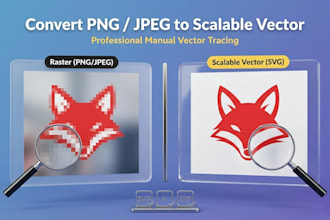 professionally convert your jpeg and png files to scalable vector svg