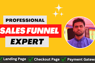 design high converting sales funnel with landing page