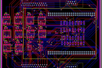 design pcb design, pcb layout and circuit schematic