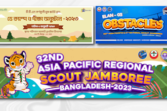 design an eye catching banner for your event