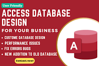 do microsoft access database design, optimization and sql queries