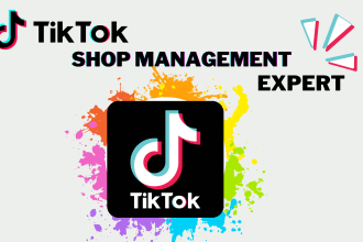 setup up tiktok shop, managing tiktok ads and shop, tiktok marketing management