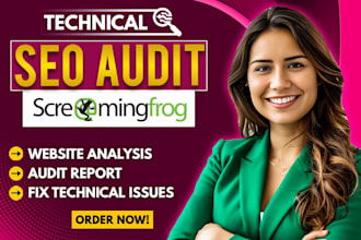 do screaming frog technical SEO audit report and website analysis