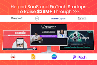 design investor pitch deck design