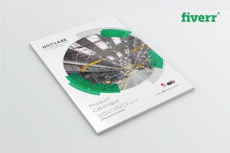 design an attractive catalog booklet brochure and company profile