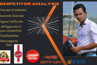 provide competitors analysis reports for SEO
