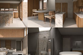 create 3d hyper realistic rendering