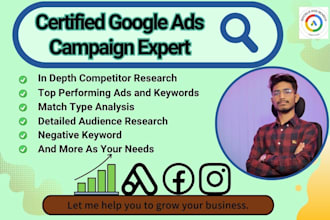 be your google ads campaign and ppc ads manager