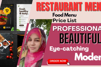 design modern menu restaurant menu digital menu beautiful menu