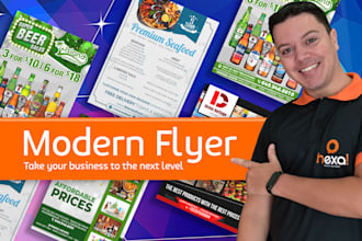 design a modern and professional flyer or brochure