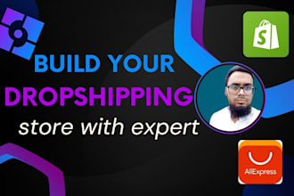 create automated aliexpress shopify dropshipping store shopify website