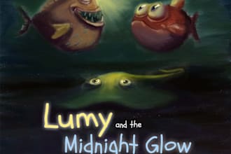 create a painterly cover design for your childrens book
