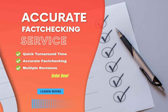 fact check your document for accuracy and reliability