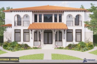 do interior design, exterior design renders, and walkthrough 3d animation