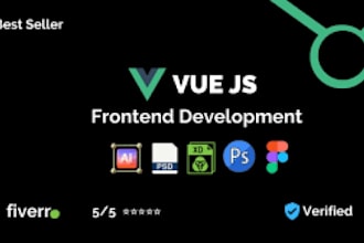 convert figma, xd, psd to vue wordpress responsive