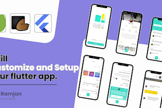 setup, customize and reskin your flutter codecanyon app