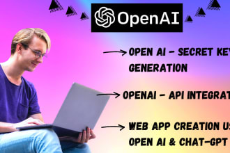 make your ai website and integrate openai and chatgpt API