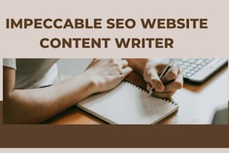 be your SEO website content writer or copywriter