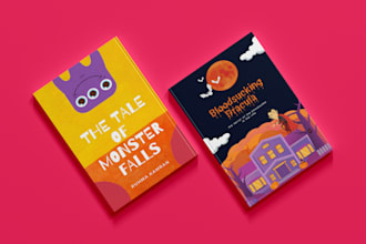 design an artistic custom professional book cover or ebook cover